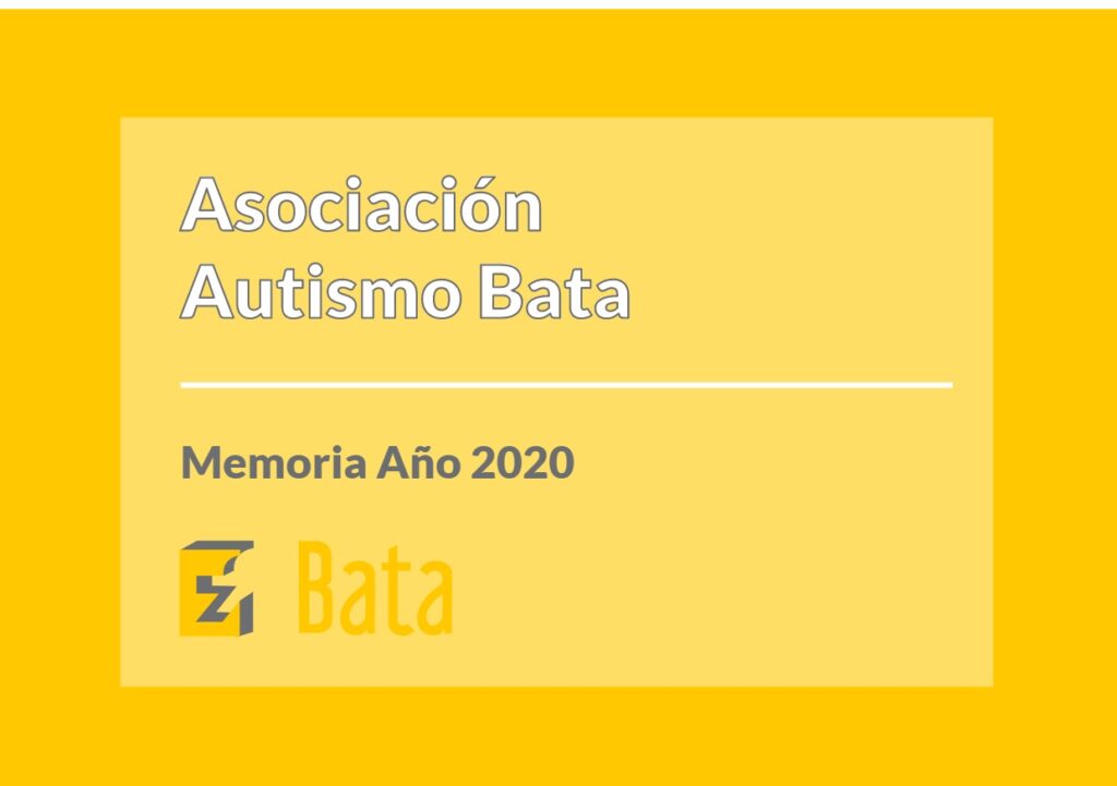 Memoria Asociación Autismo Bata 2020